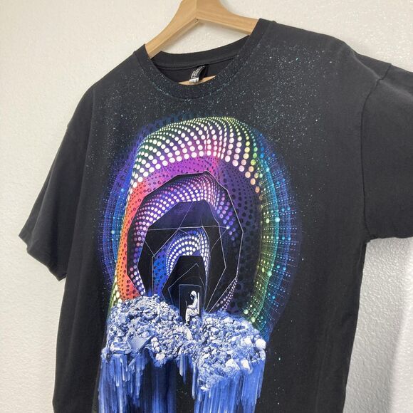 Imaginary Foundation Shirt Mens XL Astronaut Rainbow Psychedelic Art USA - Picture 6 of 13